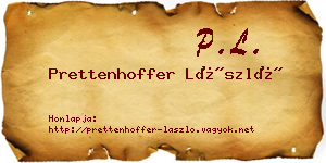 Prettenhoffer László névjegykártya